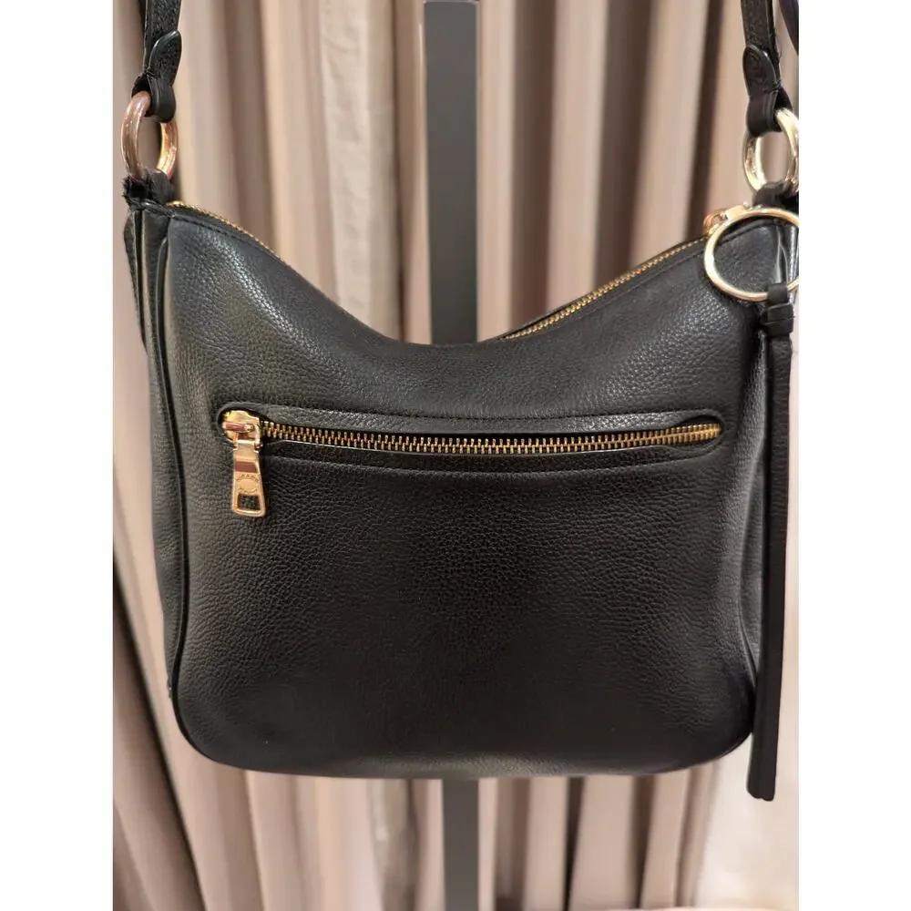 Coach Womens Vintage Leather Crossbody Black Handbag - Picture 11 of 16